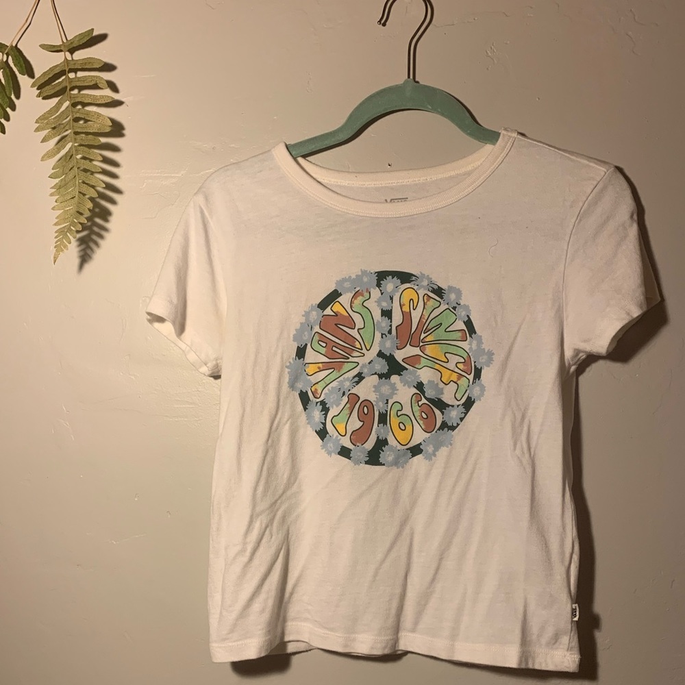Vans retro groovy daisy tee
